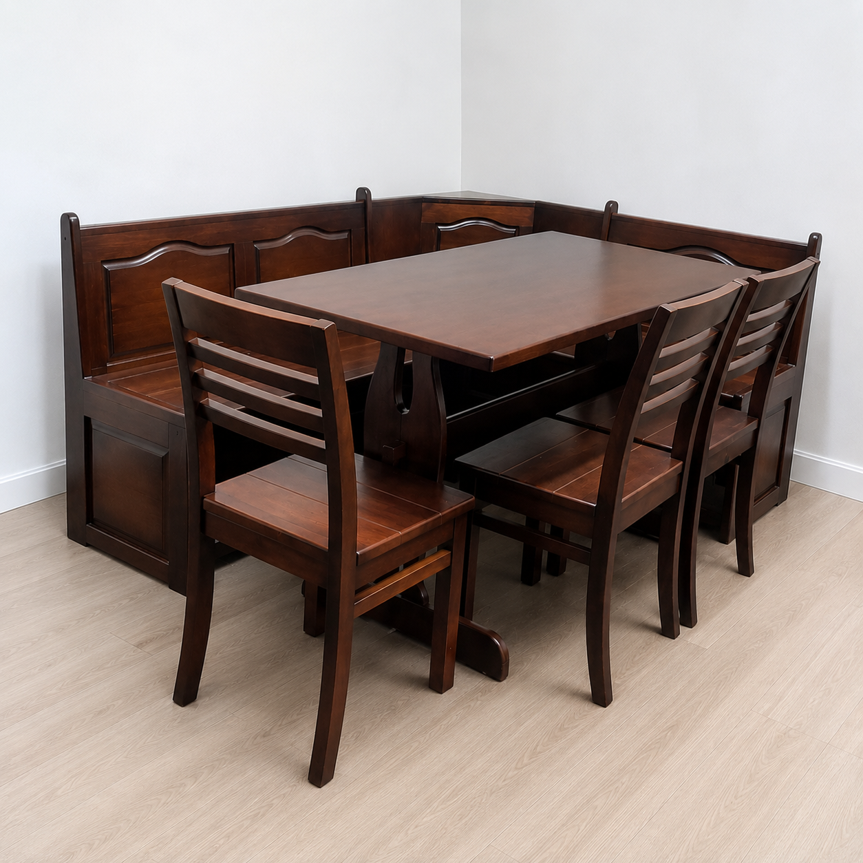 Juego de Comedor Esquinero con 3 sillas A Medida Personalizado - Imagen 2