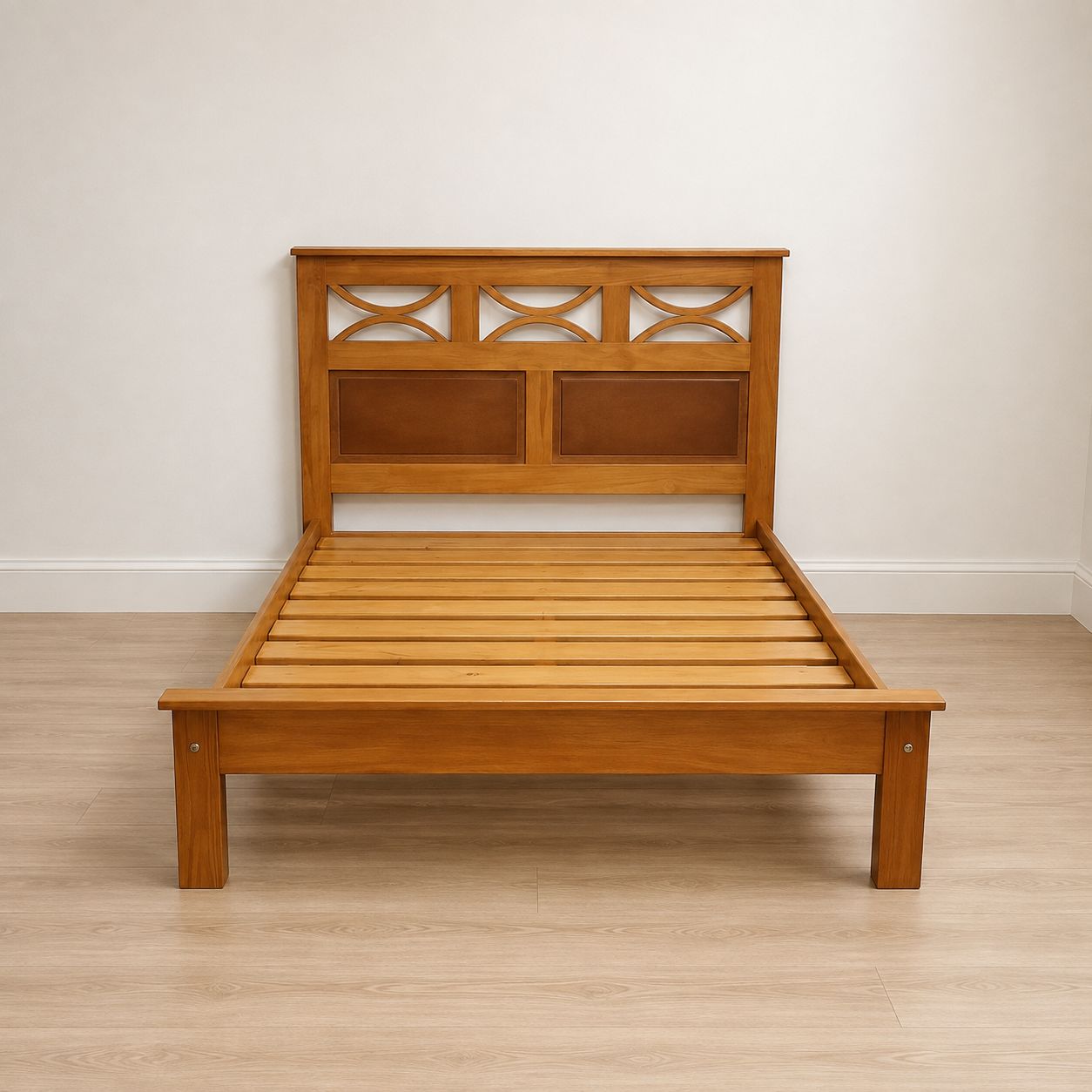 Cama 2 Plazas Modelo 3R Artesanal de Madera A Medida Personalizada - Imagen 3