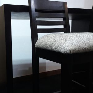 Pasaplatos Barra Con 2 Butacas En Madera A Medida Personalizado