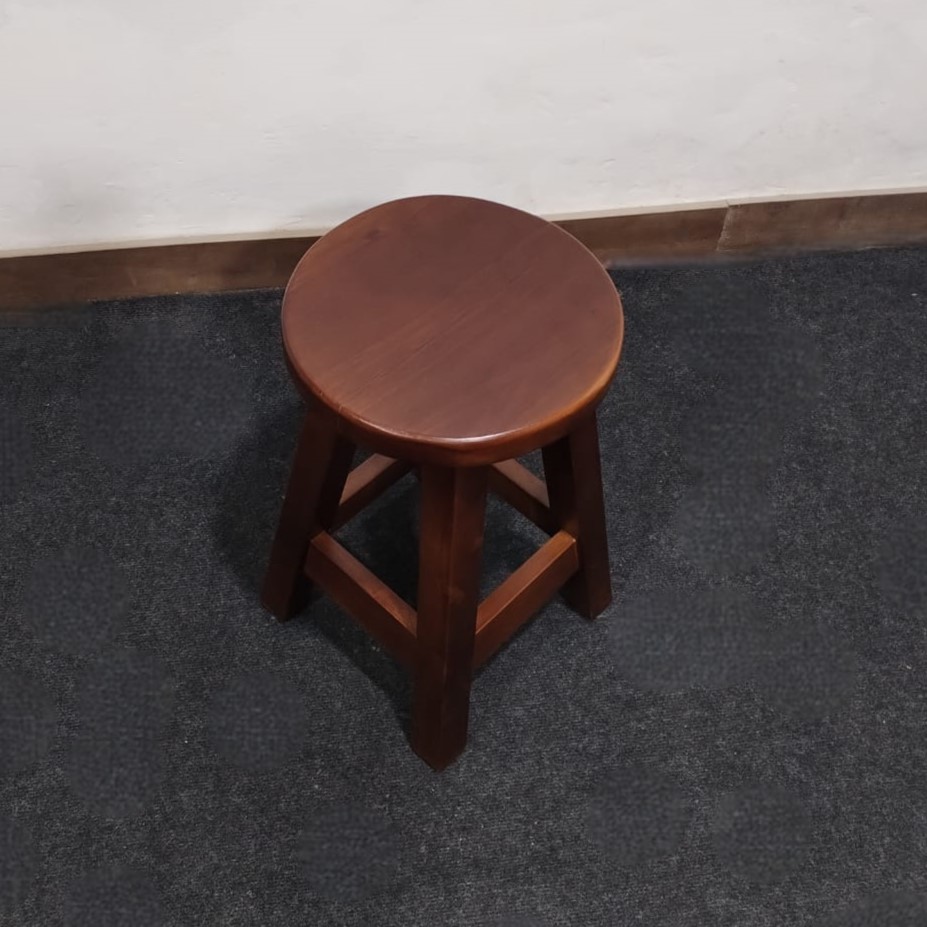 Taburete Recto Bajo en Madera A Medida Personalizado - Imagen 3
