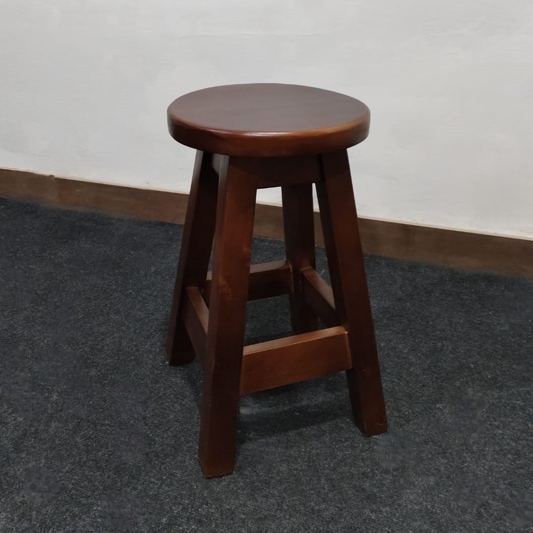 Taburete Recto Bajo en Madera A Medida Personalizado - Imagen 4
