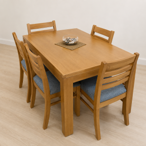 Mesa 1.20 con 4 sillas en Madera A Medida Personalizada