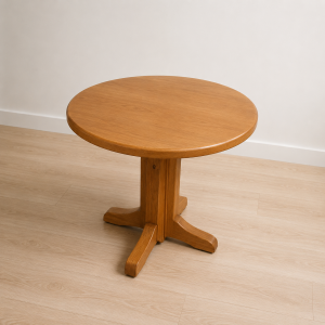 Mesa Redonda 0.80 en Madera a Medida Personalizada