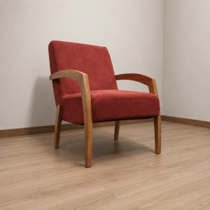 Butaca Sillón de 1 Cuerpo Tela de Fácil Limpieza Modelo Claudia a Medida Personalizada