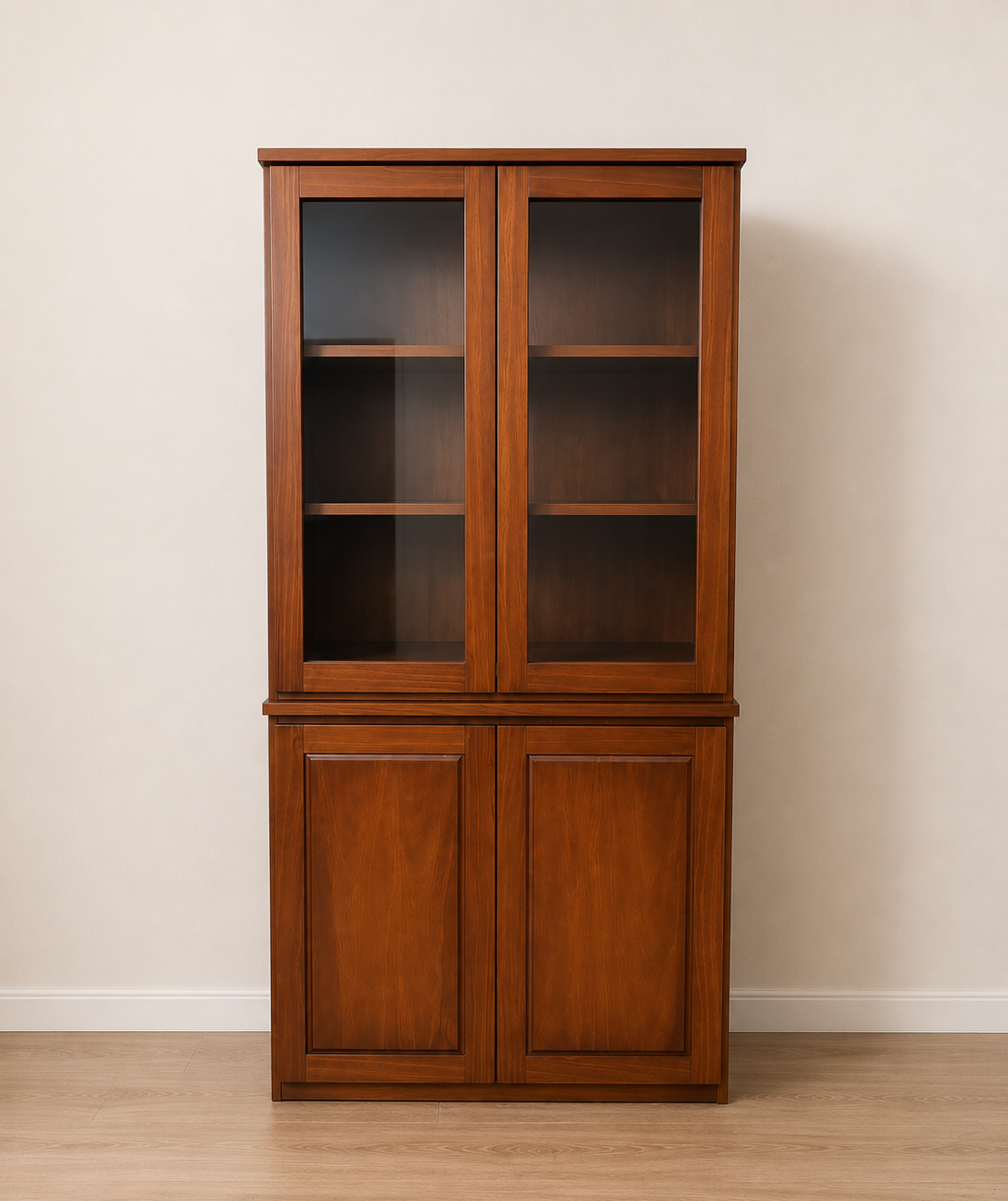 Biblioteca Cristalero en Madera de Pino Elliotis Clear a Medida Personalizado