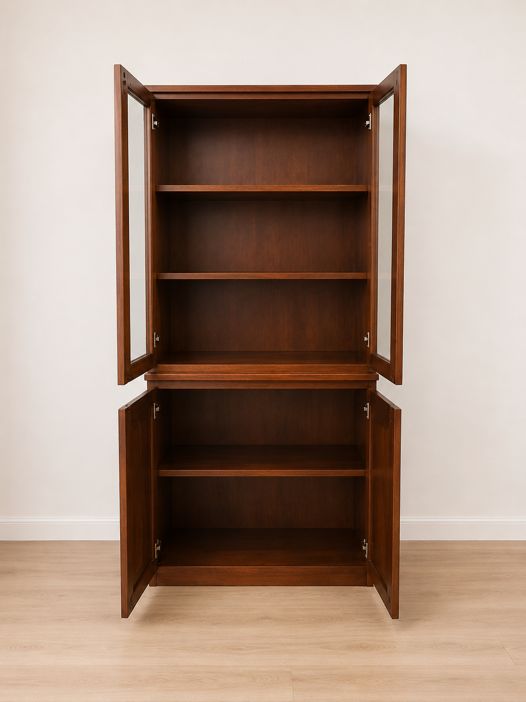 Biblioteca Cristalero en Madera de Pino Elliotis Clear a Medida Personalizado - Imagen 5