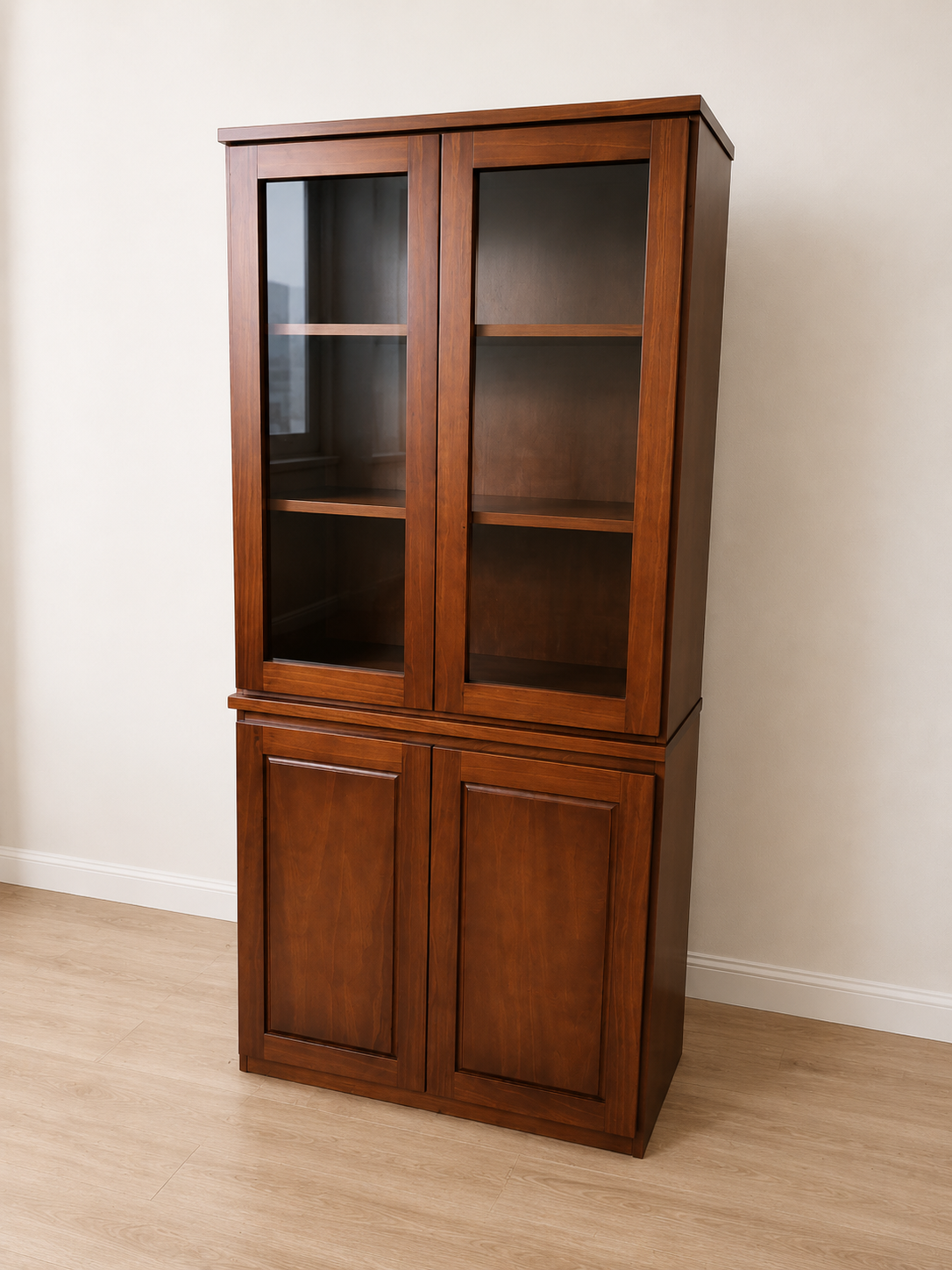 Biblioteca Cristalero en Madera de Pino Elliotis Clear a Medida Personalizado - Imagen 6