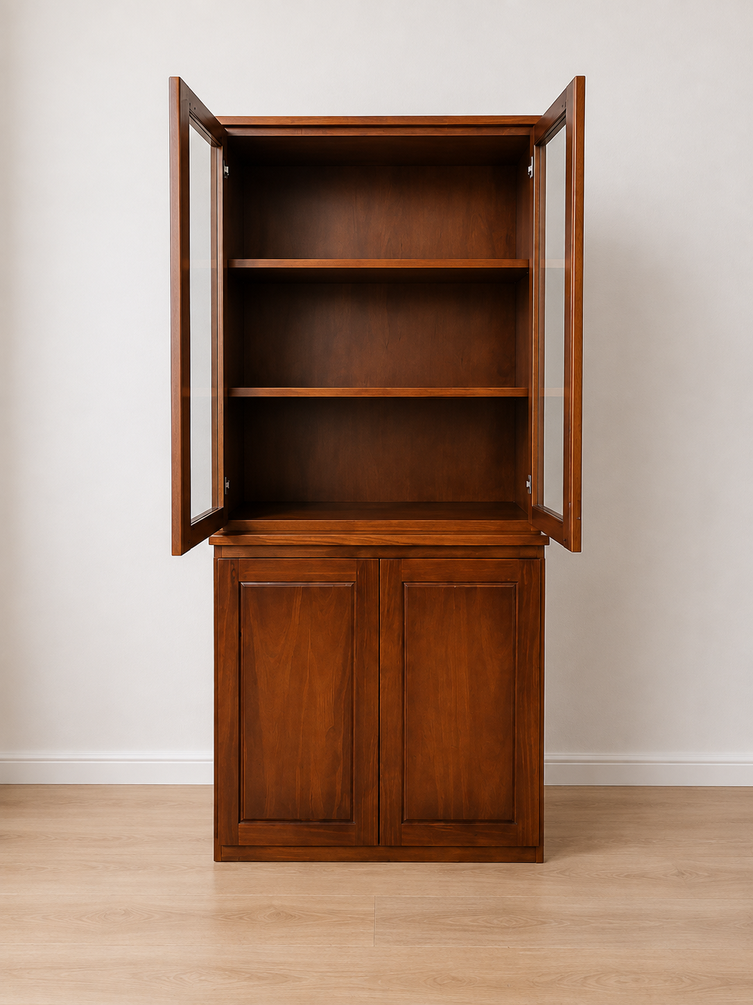 Biblioteca Cristalero en Madera de Pino Elliotis Clear a Medida Personalizado - Imagen 4