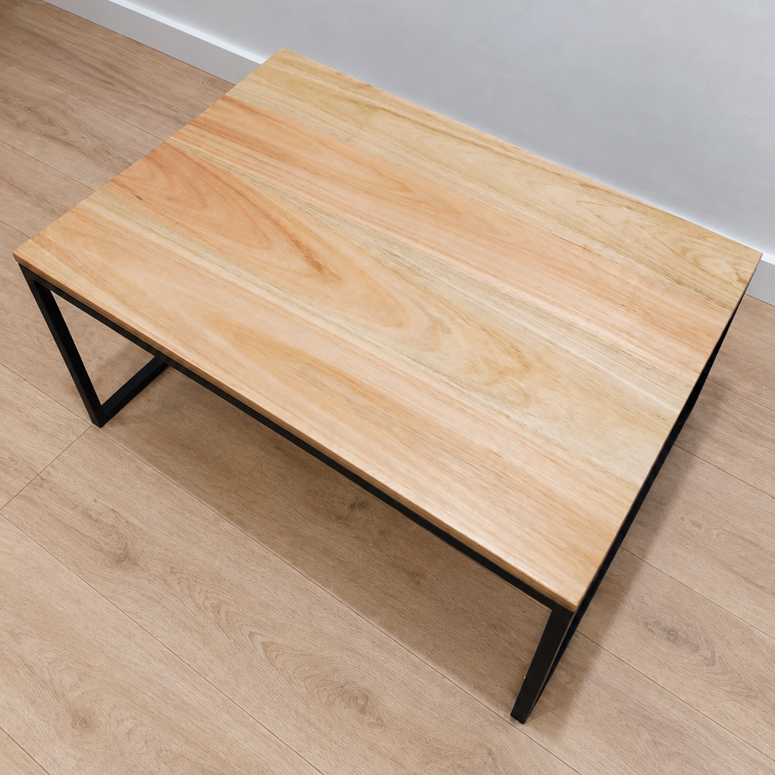 Mesa de Living Recta en Hierro y Madera a Medida Personalizada - Imagen 6