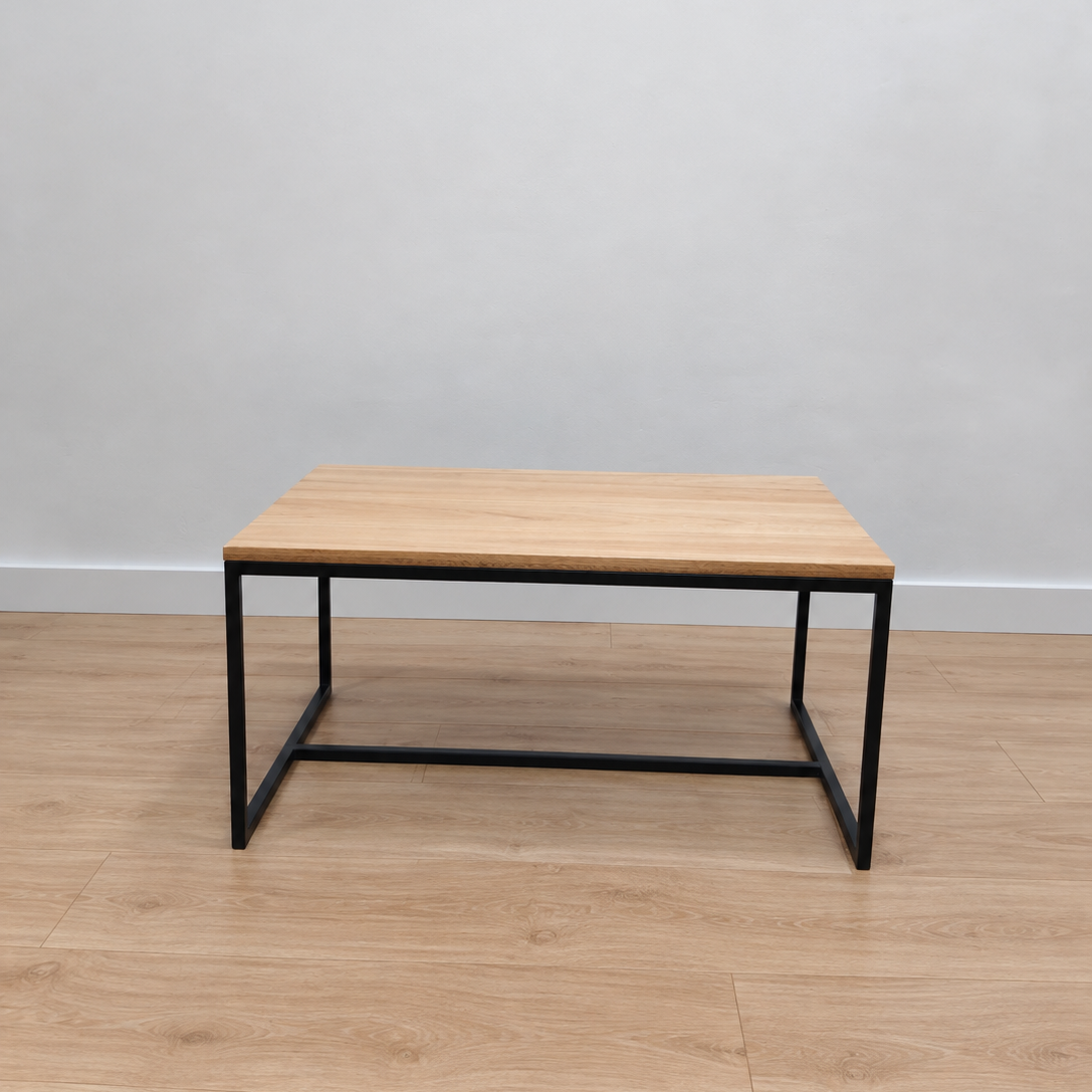 Mesa de Living Recta en Hierro y Madera a Medida Personalizada - Imagen 5